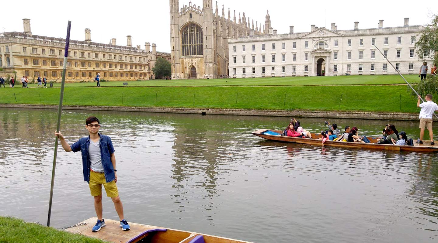 Jonathan Lee goes on exchange at the University of Cambridge