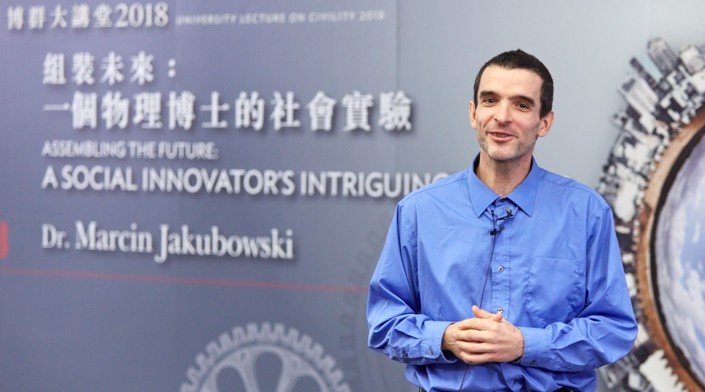 Dr. Marcin Jakubowski, Founder and Executive Director of Open Source Ecology