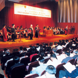 The first honorary fellowship conferment ceremony on 6 May 2002