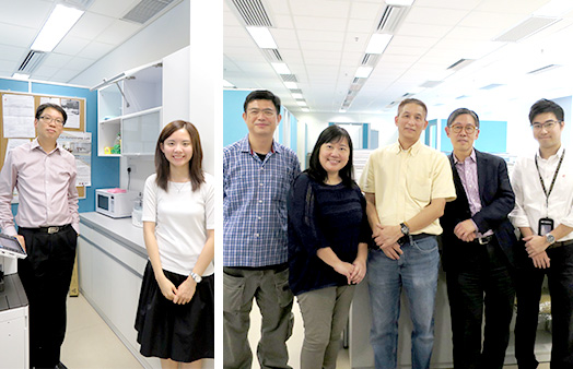 <em>From left: functional manager Richard Lee, project coordinator Shirley Ng and CDO Project Team spearheaded the acquisition of second-hand furniture and equipment (Source: Institute of Ageing, Campus Development Office)</em> 