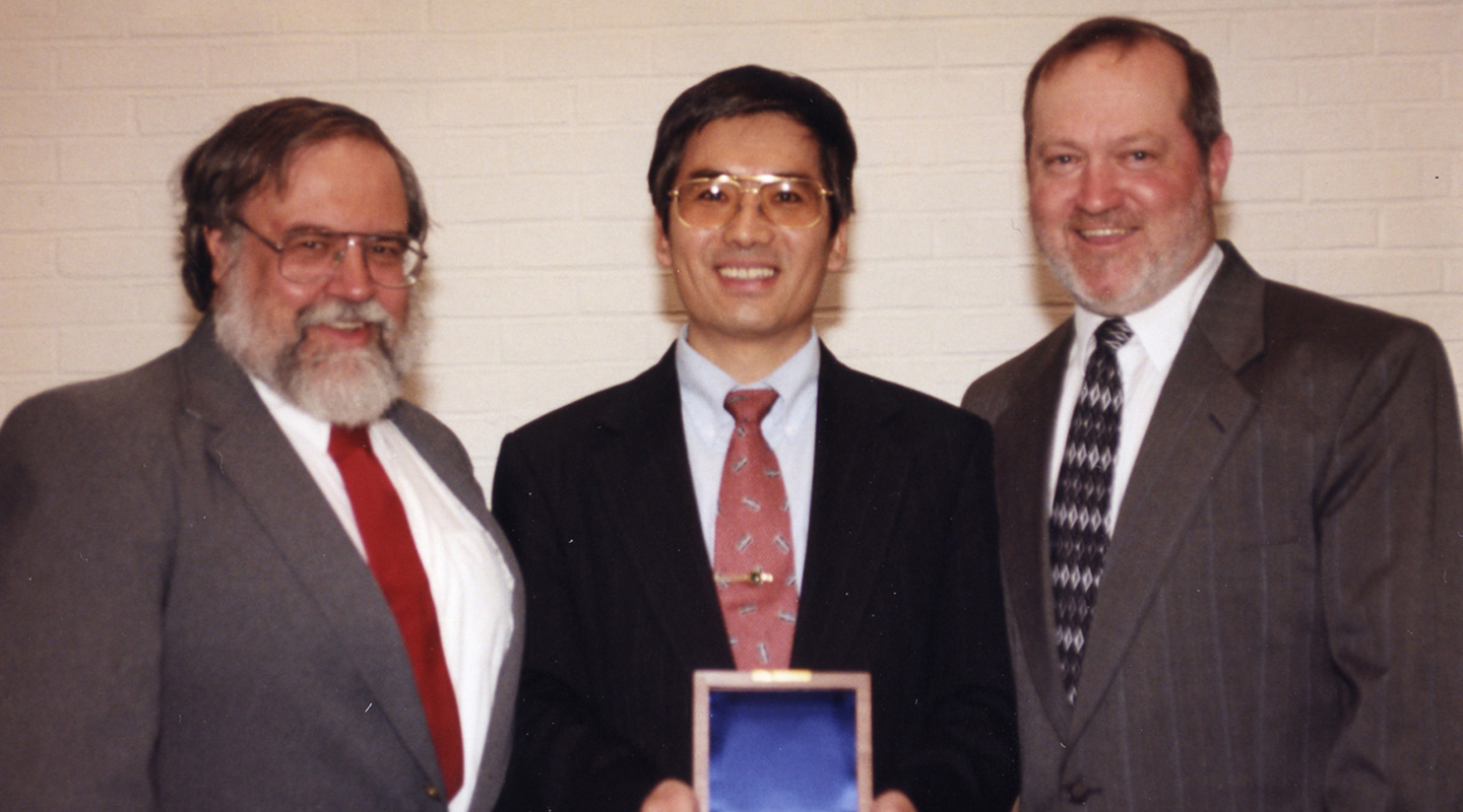 Receiving his first professional recognition, the Wilson Award, at Penn State in 2000