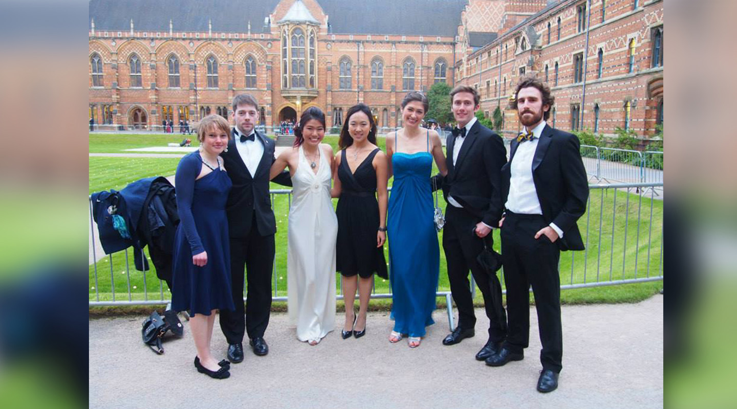 Attending a ball at Keble College <em>(courtesy of interviewee)</em>