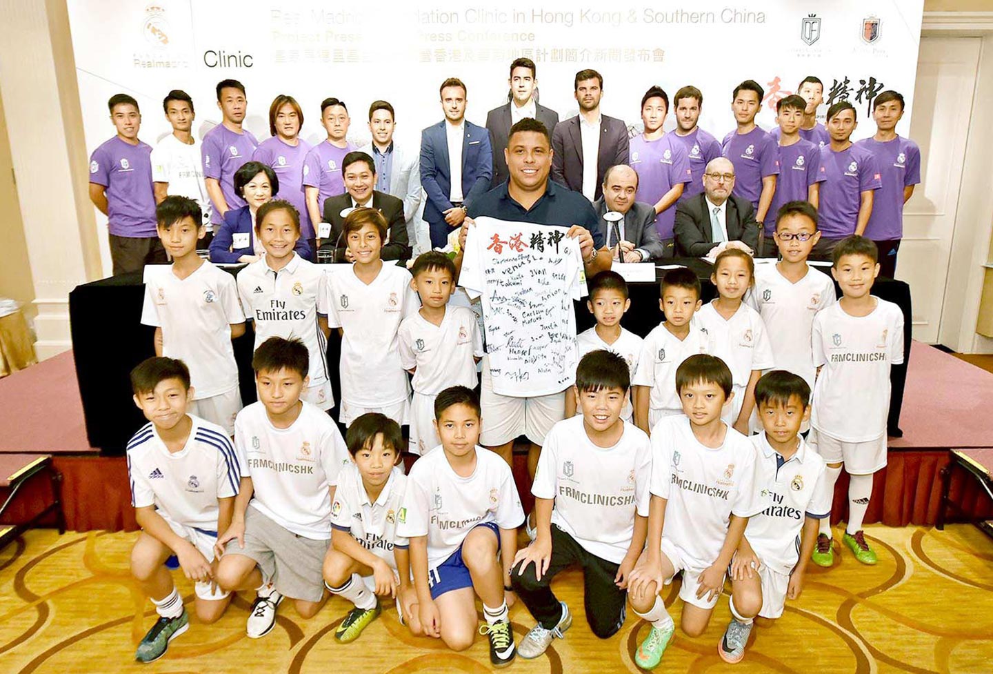 皇馬球星朗拿度去年訪港，鼓勵青少年延續香港精神  <em>（受訪者提供）</em>
