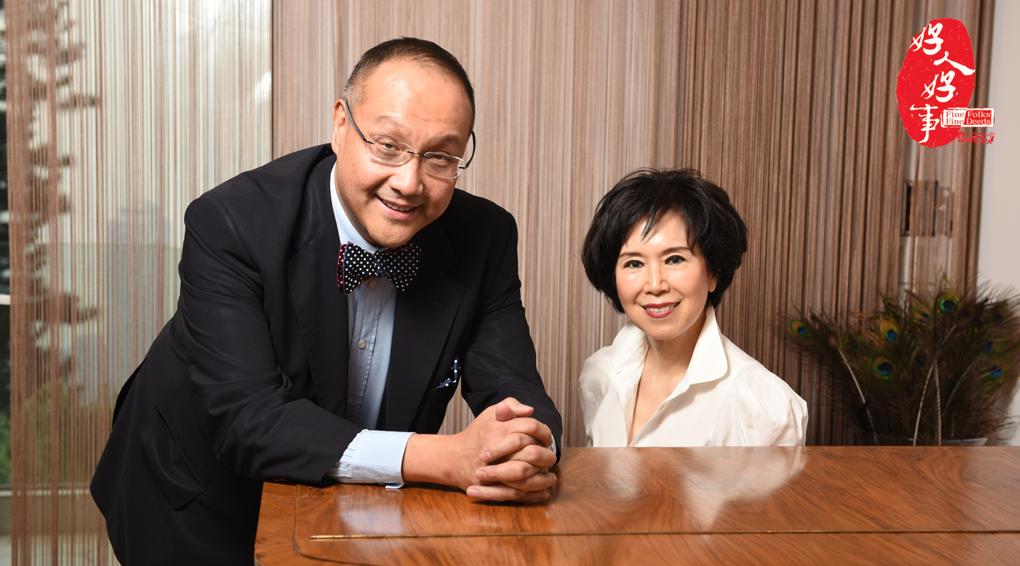 Joy Chung (<em>right</em>) and Edwin Mok, principal patrons of <em>Music Picnic</em>, are both music lovers <em>(Photo by ISO staff)</em>