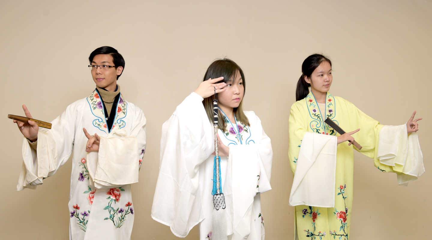 (from left) Kinson Chan, Ngai Tsz-ching and Gloria Li <em>(Photo by ISO Staff)</em>
