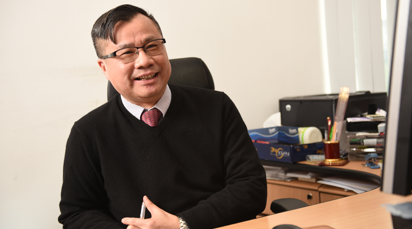 Prof. Chan Wai-sum <em>(Photo by ISO Staff)</em>