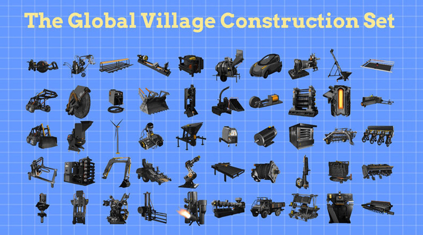 Tools in the Global Village Construction Set <em>(Source: OSE)</em>