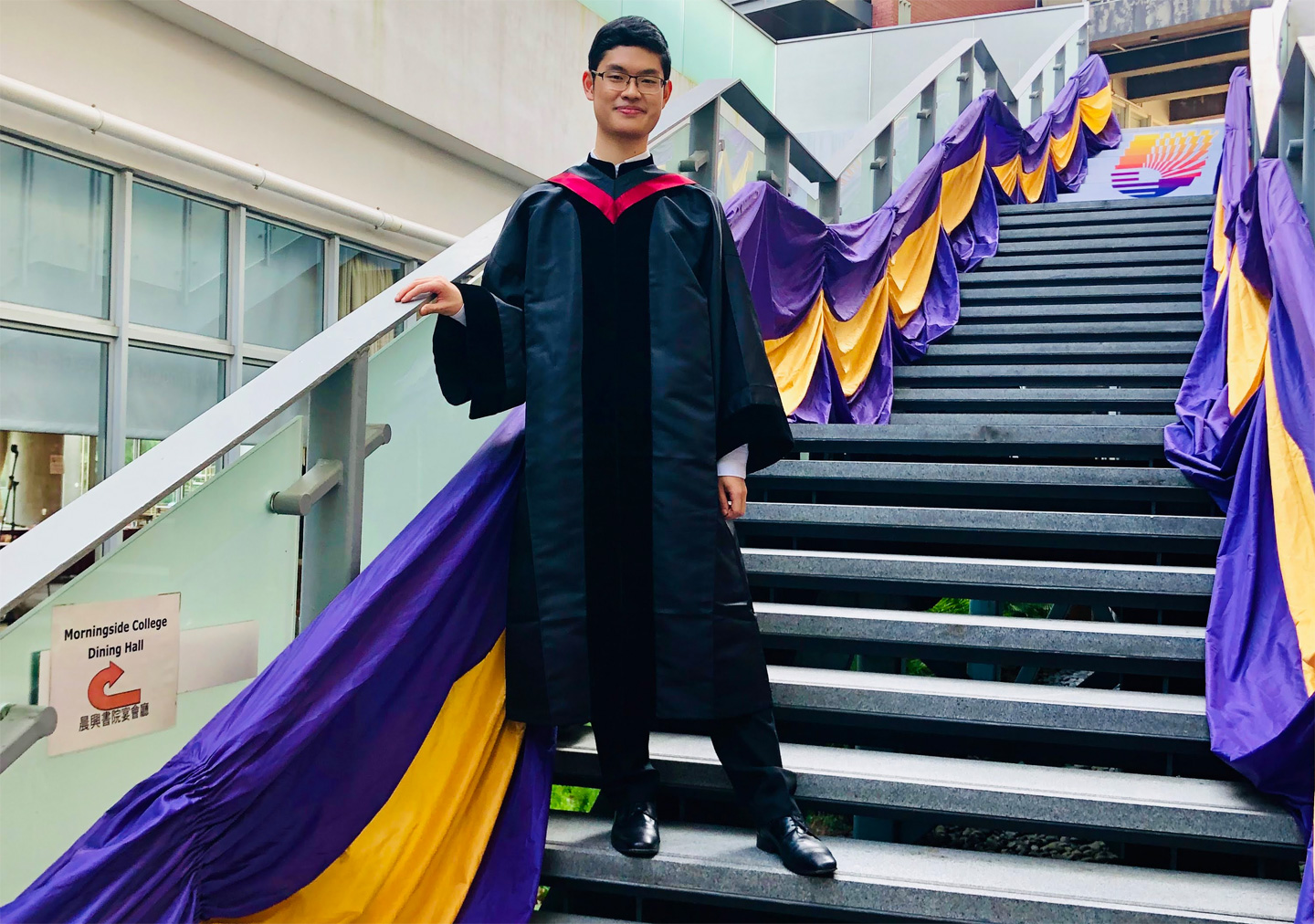 Dr. Tipoe on his graduation day in CUHK