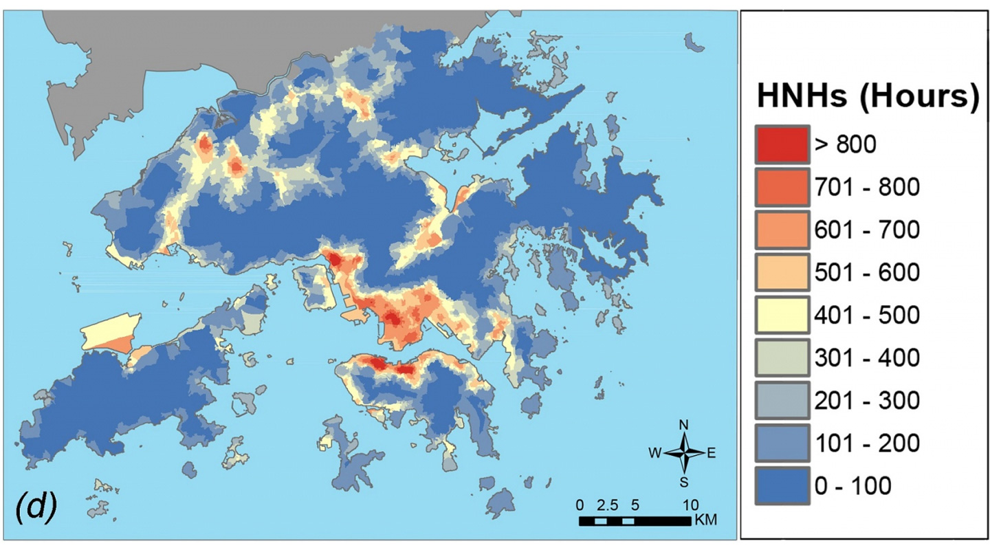 Densely built-up, poorly ventilated and lacking in vegetation, urban areas in Hong Kong are seeing more hot nights