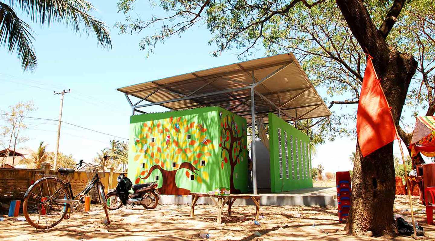 王建明創辦的IDEA基金會在柬埔寨各地建幼稚園