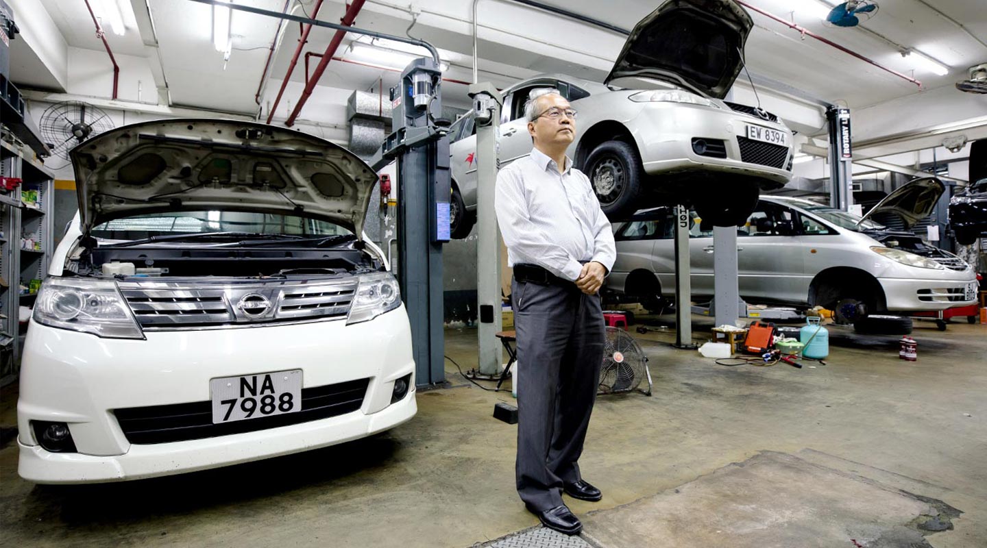 The automotive workshop run by Simon Ngai gives troubled youths a new lease of life