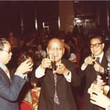 At the farewell dinner for Dr. Choh-ming Li in September 1978